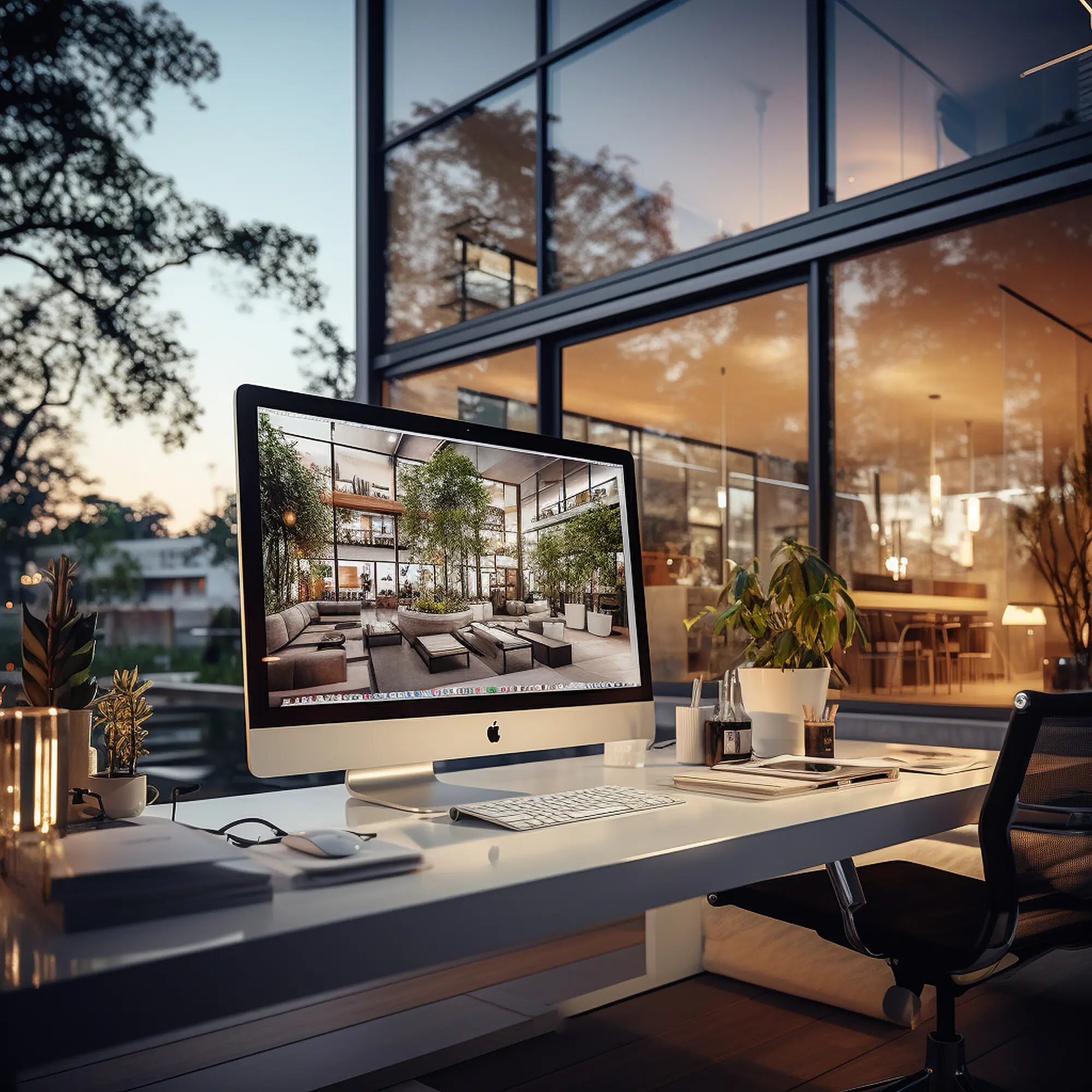 An attractive website for a UP real estate developer